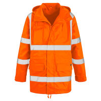 teXXor® Warnschutz Regenjacke BARRIE leuchtorange Gr...