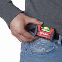 SOLA Kompakt-Wasserwaage GO! magnetic clip 01621201