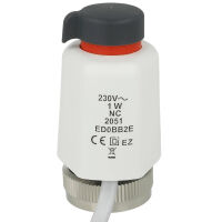 Oeg Thermischer Stellantrieb T230 M30 x 1,5 stromlos geschlossen Norm DIN EN 60730