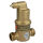 Spirotech SpiroVent Solar-Mikroluftblasenabscheider mit Autoclose 22 mm Klemmring horizontal AA022FBA08