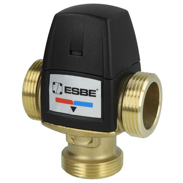 ESBE Mischautomat 50 - 75°C mit 1 1/4" AG VTS552  Ausgang unten