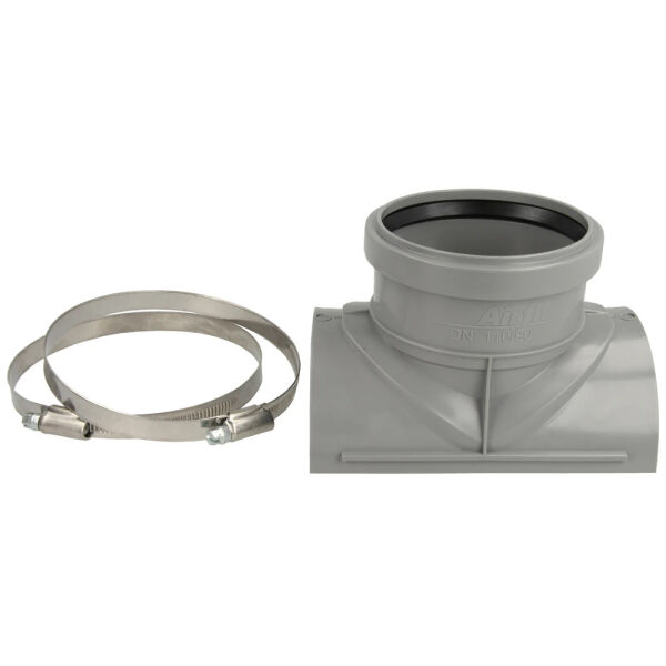 Airfit Sattel Abzweig DN110-DN90 28119SA für HT Abwasserrohr