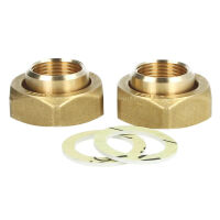 Messing Verschraubung 1 1/4" IG x 3/4" IG