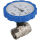 WESA ISO-Therm-Kugelhahn blau 3/4" IG Thermometergriff 69005B