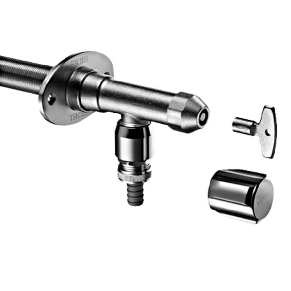 Schell Frostsichere Außenwandarmatur POLAR II mit Rohbau-Set 039980399