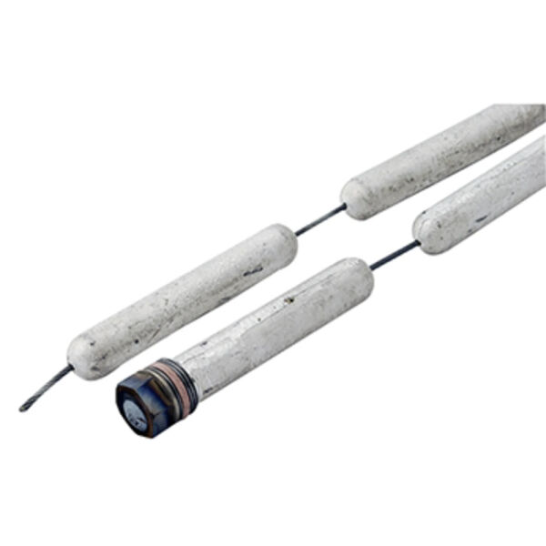 Magnesiumanode universal Opferanode 3/4" Ø 21 x 800mm Kettenanode Schutzanode