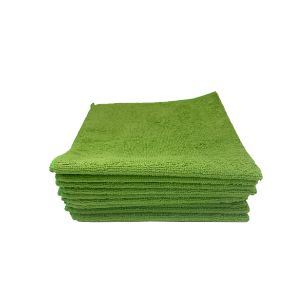 Mikrofaser Reinigungstuch, Putzlappen, Putztücher, Reinigungstücher Grün 40x40cm