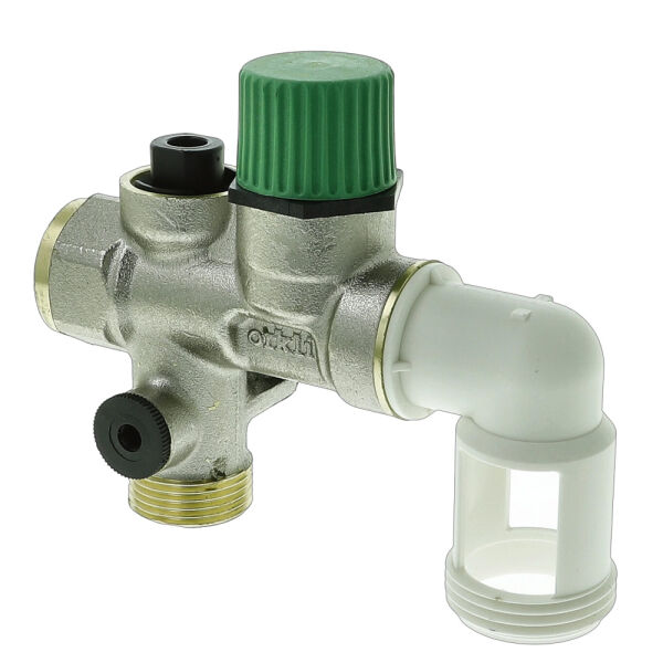 Orkli 3/4" Sicherheitsgruppe 7 bar mit 90° schwenkbarem Ablauf