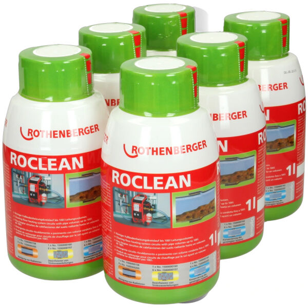 Rothenberger ROPULS Fußbodenheizungs- Reiniger 6-er Pack