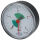 Heizungsmanometer mit Ventil 1/2" 0-4 bar axial Durchmesser 80 mm selbstdichtend