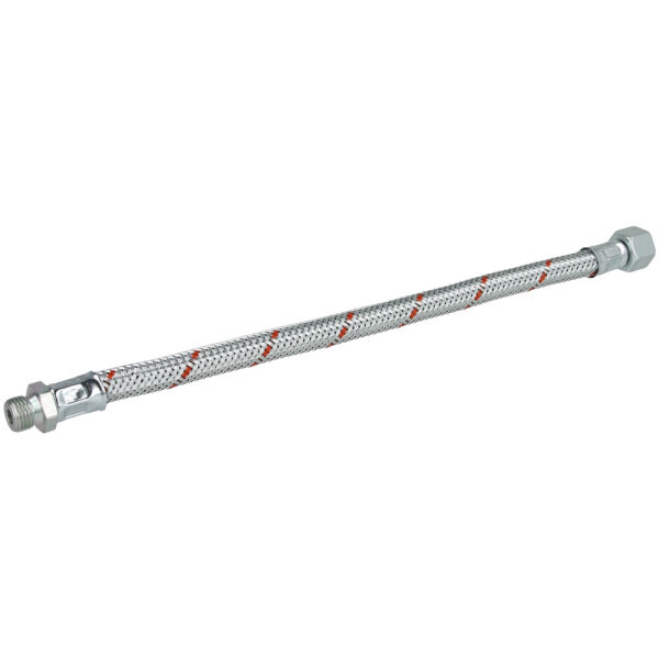 Ölschlauch 3/8" Überwurfmutter x 1/4" AG 300 mm