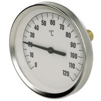 Bimetall-Zeigerthermometer 0-120°C 40 mm Fühler...