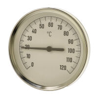 Bimetall-Zeigerthermometer 0 bis 120°C Gehäuse...