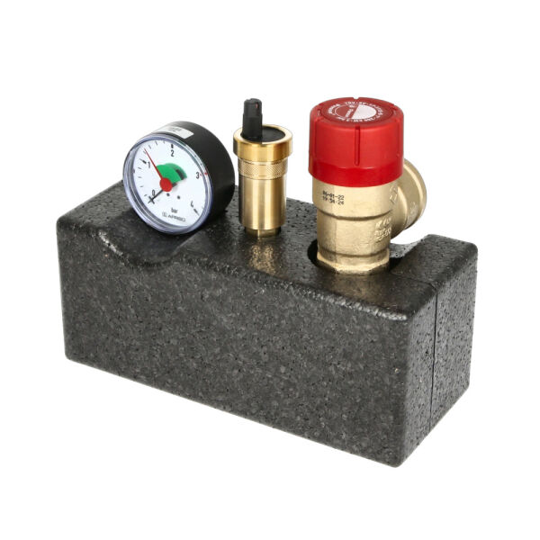 Afriso Kesselsicherheitsgruppe für Heizungsanlagen bis 200 kW Isolierung 77627