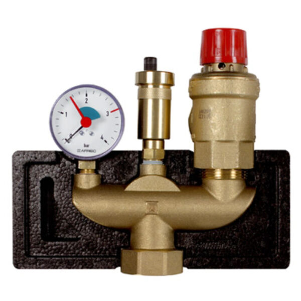 Afriso Kesselsicherheitsgruppe für Heizungsanlagen bis 350 kW Isolierung 77628