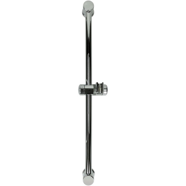 Brausestange Sunny 600 mm verchromt mit Drucktasten-Gleiter