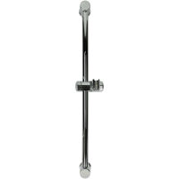 Brausestange Sunny 600 mm verchromt mit Drucktasten-Gleiter
