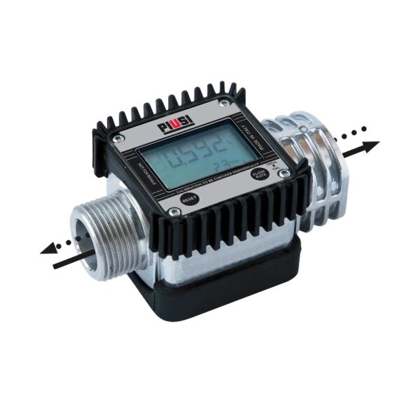 Piusi K24 elektronischer Durchflussmesser 1" für Diesel & Benzin, 7–120 l/min