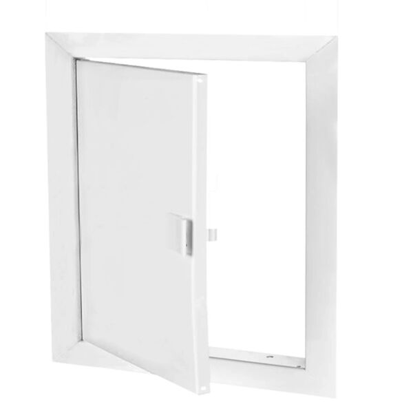 Blauberg Revisionstür Softline 150 x 150 mm weiß, Stahlblech verzinkt