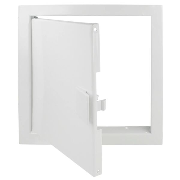 Blauberg Revisionstür Softline 200 x 200 mm weiß, Stahlblech verzinkt