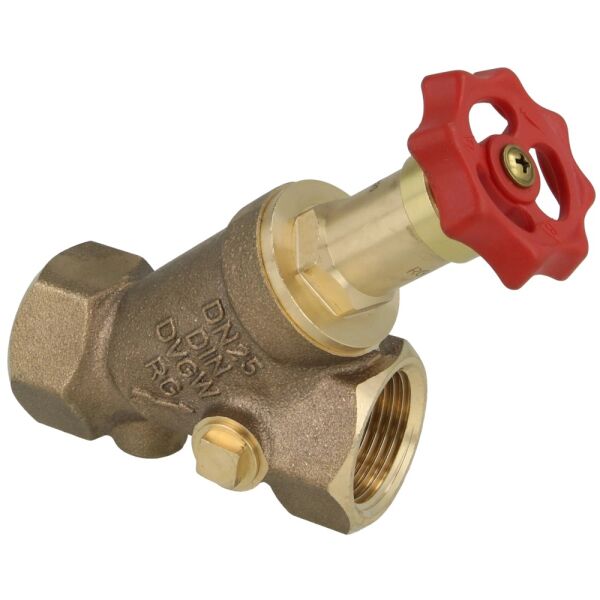 Bender Rotguss Freistromventil DN25 1" Innengewinde 3501255