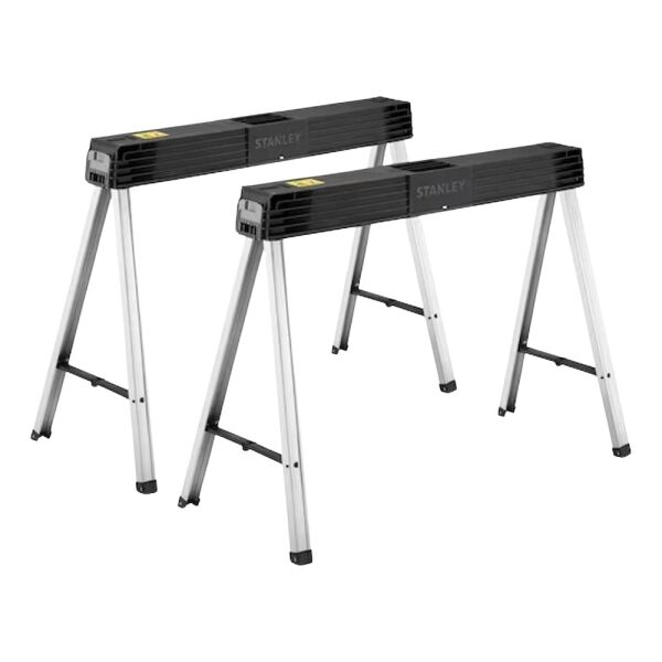 Stanley Metall-Unterstellbock 2er-Set bis 340 kg, klappbar (1-97-475)