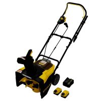 Stanley 18V Akku-Schneefräse 46 cm mit 2 Akkus und...