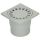 Upmann Bodenablauf universal 100 x 100 mm