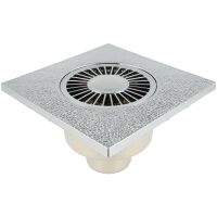 Upmann Bodenablauf universal 150 x 150 mm verchromt