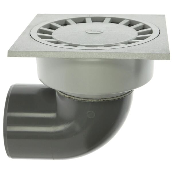 Upmann Haus-und Hofablauf waagerecht 200 x 200 mm, DN110