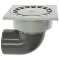 Upmann Haus-und Hofablauf waagerecht 200 x 200 mm, DN110