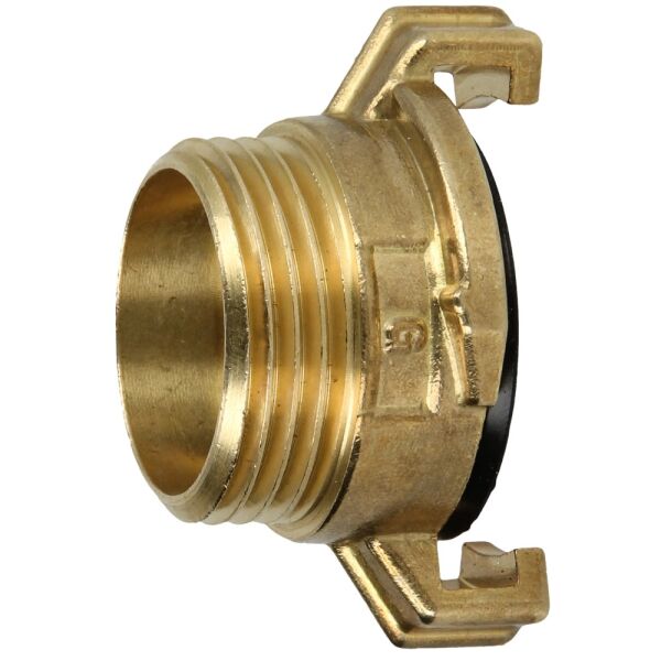 Schnellkupplung Messing mit Gewinde, Nockenweite 40 mm