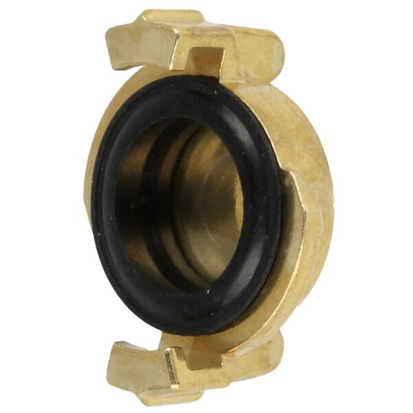 Blindkupplung Messing für Schnellkupplungen, Nockenweite 40 mm