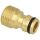 Geräteanschlussstück 1/2" Außengewinde mit Steckkupplung, Messing