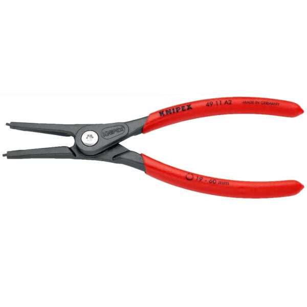 Knipex Sicherungszange für Außenringe auf Wellen 19 – 60 mm 4911A2