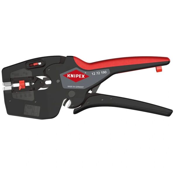 Knipex Elektriker-Multiwerkzeug Automatische Abisolier- und Crimpzange 1272190