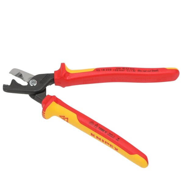 Knipex VDE-Kabelschere mit Stufenschnitt 9518225