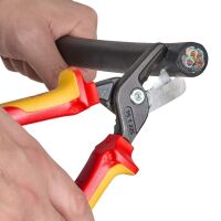 Knipex VDE-Kabelschere mit Stufenschnitt 9518225