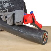 Knipex Abmantelungsmesser bis 7 mm Mantelstärke 1650145SB