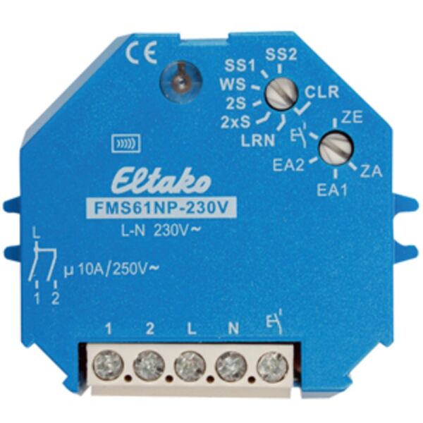 Eltako FMS61NP-230V Funkaktor Multifunktions-Stromstoßschalter nicht potenzialfrei 30200330
