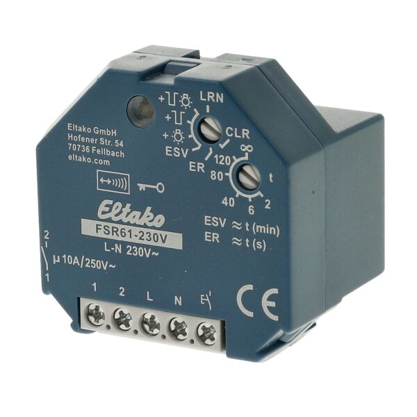 Eltako FSR61-230V Funkaktor Stromstoß-Schaltrelais potenzialfrei 30100005