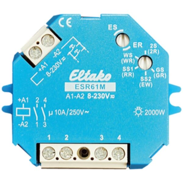 Eltako ESR61M-UC Multifunktions-Stromstoß-Schaltrelais 61200301