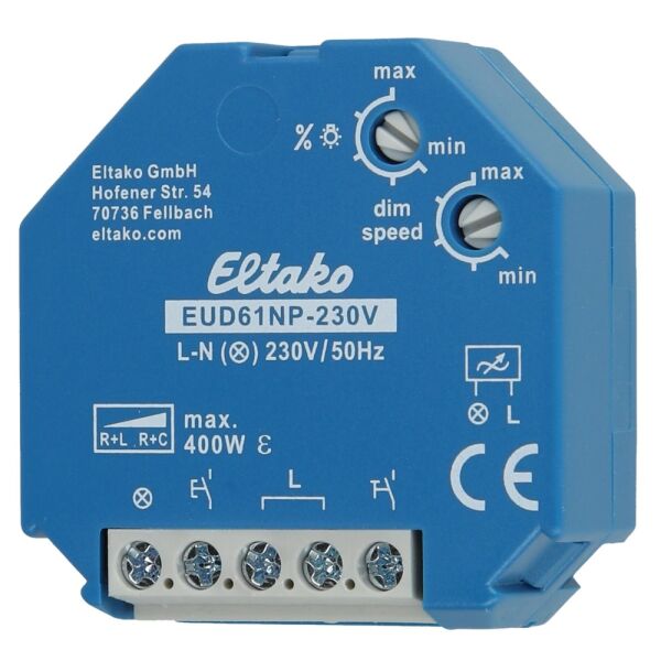 Eltako EUD61NP-230V Universal-Dimmerschalter ohne N-Anschluss 61100830