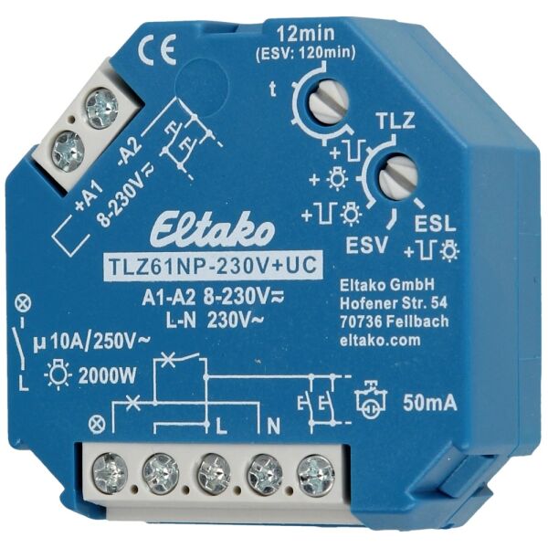 Eltako TLZ61NP-230V Treppenlicht-Zeitschalter 61100301