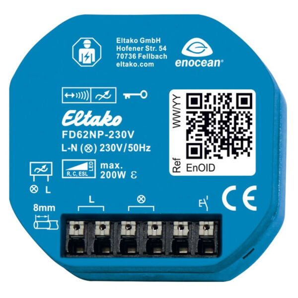 Eltako FD62NP-230V Funk-Universal-Dimmaktor ohne N-Anschluss 30100537