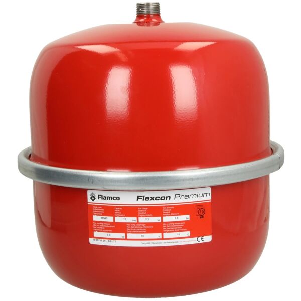 Flamco Flexcon Premium Ausdehnungsgefäß für Heizung und Kühlung, 12 bis 80 l