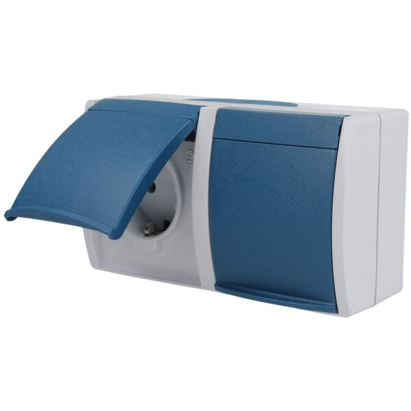 Busch-Jaeger SCHUKO-Steckdose 2-fach waagerecht 2CKA002084A0699