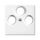 Busch-Jaeger Busch-balance SI Zentralscheibe Antenne 3-fach 2CKA001724A4335