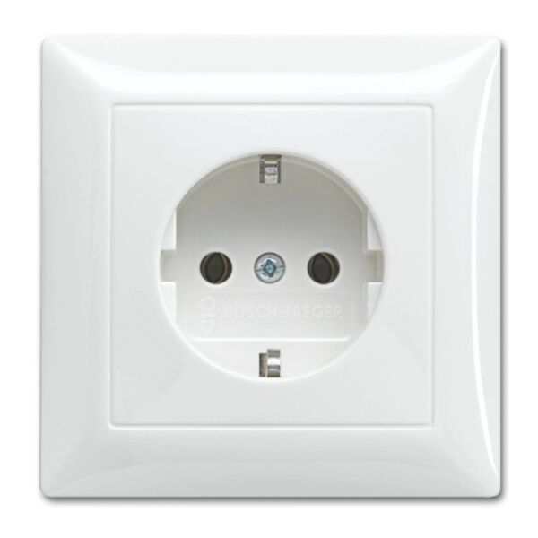 Busch-Jaeger SCHUKO Steckdose Vollplatte Busch-balance SI 2CKA002011A6242