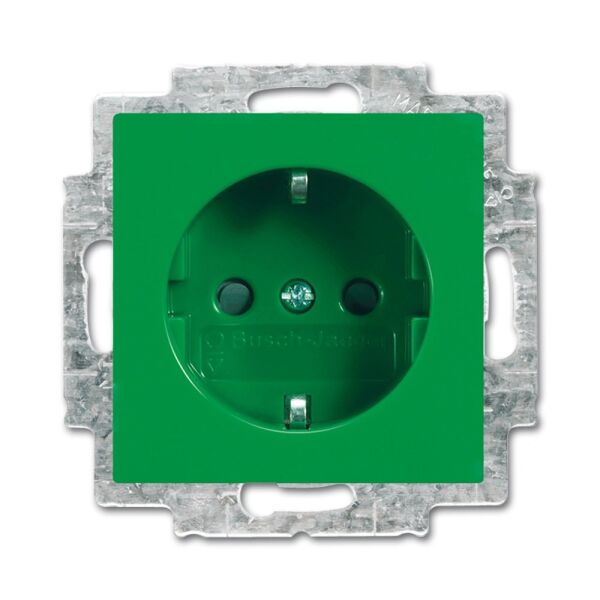 Busch-Jaeger Busch-balance SI SCHUKO Steckdose grün 2CKA002013A5386